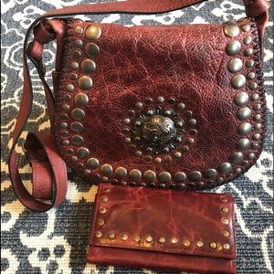 Patricia Nash western style purse and wallet